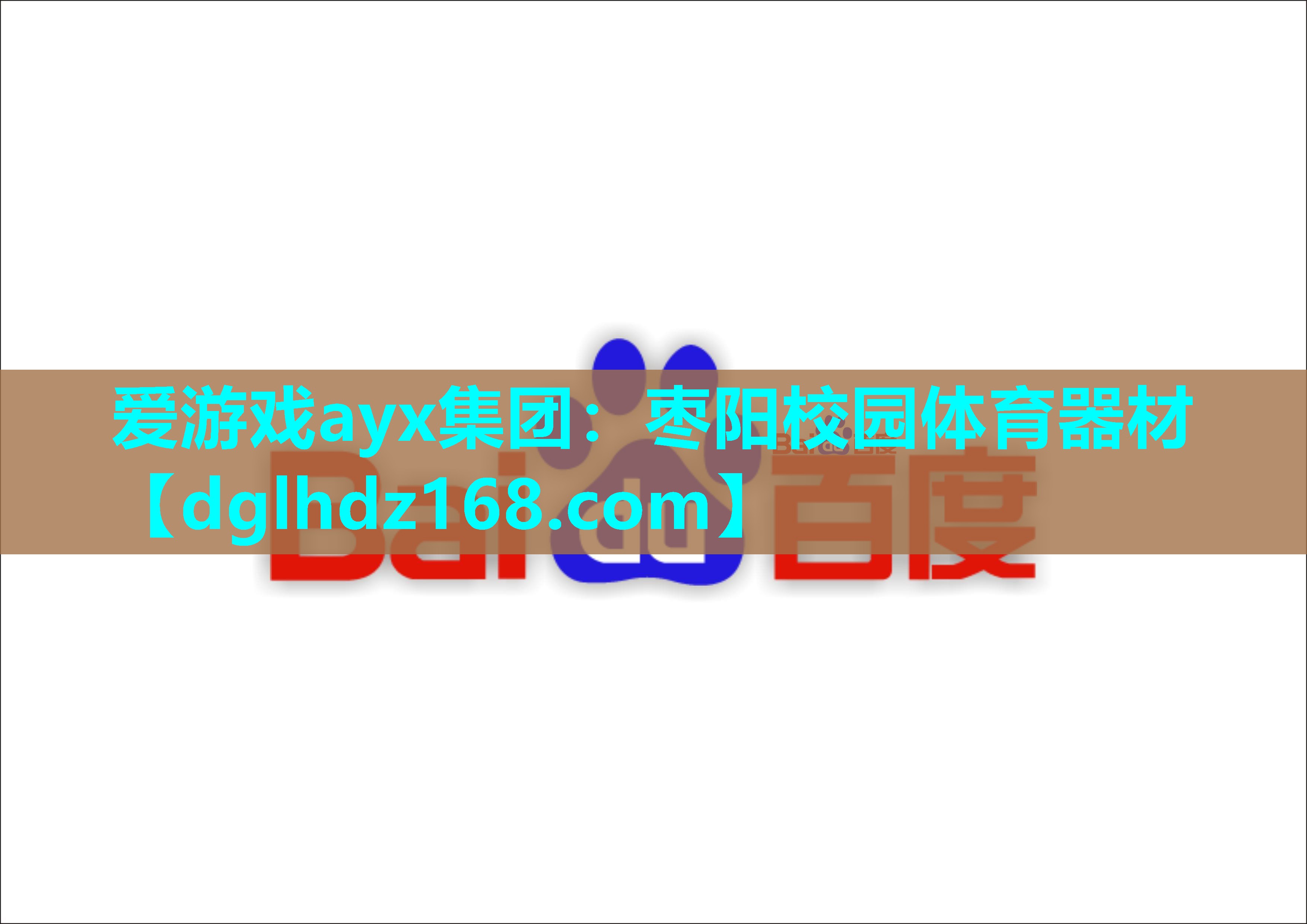 爱游戏ayx集团：枣阳校园体育器材